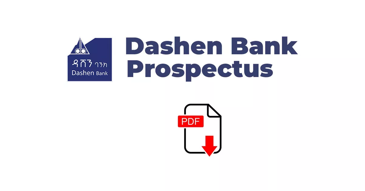 How to Download Dashen Bank Prospectus PDF