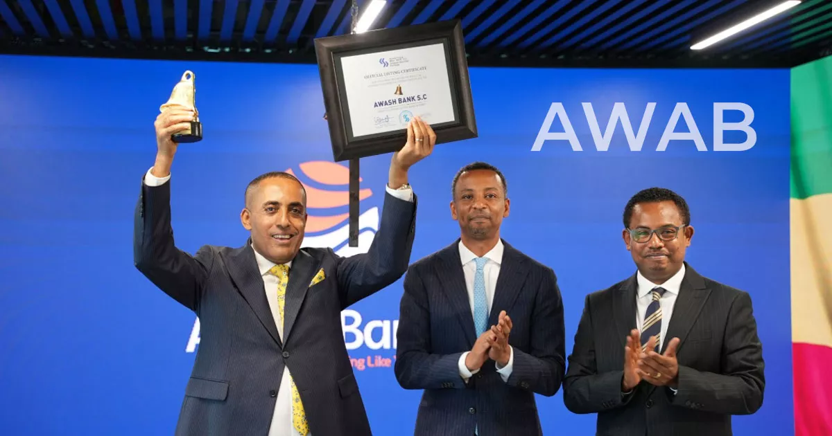 Awash Bank Lists on Ethiopian Securities Exchange Main Market