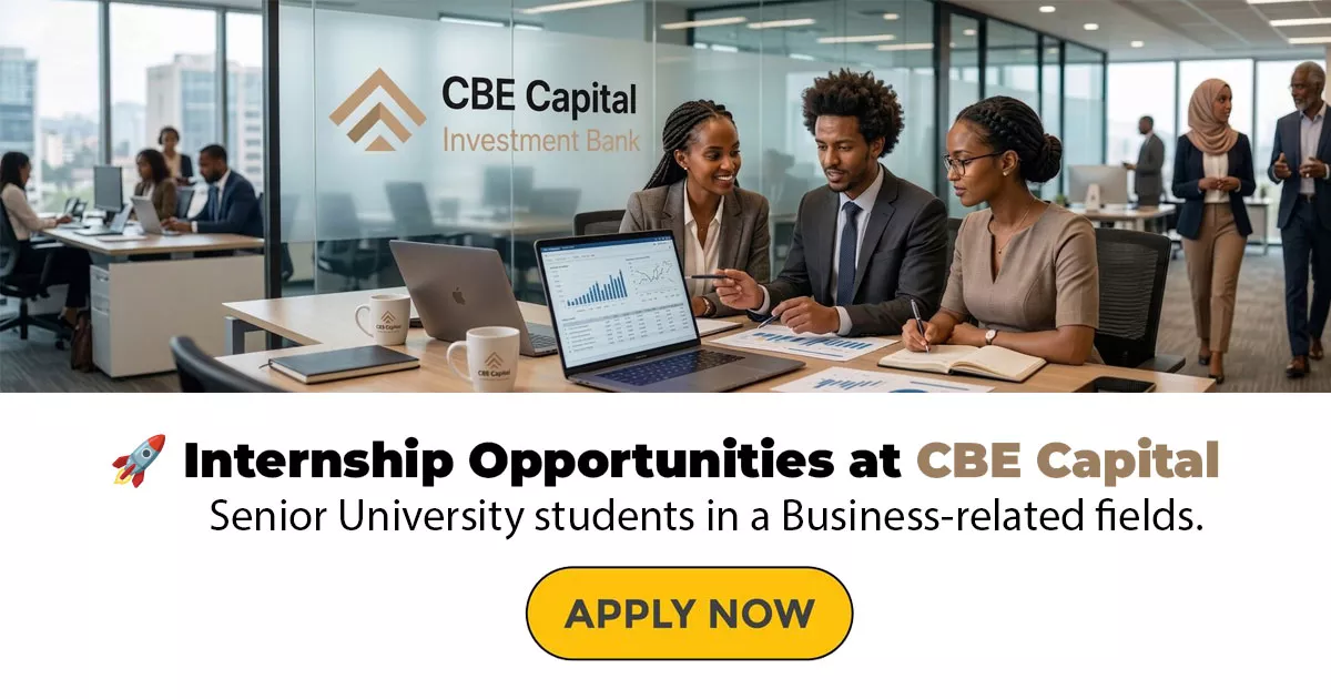 CBE Capital internship opportunities 2026