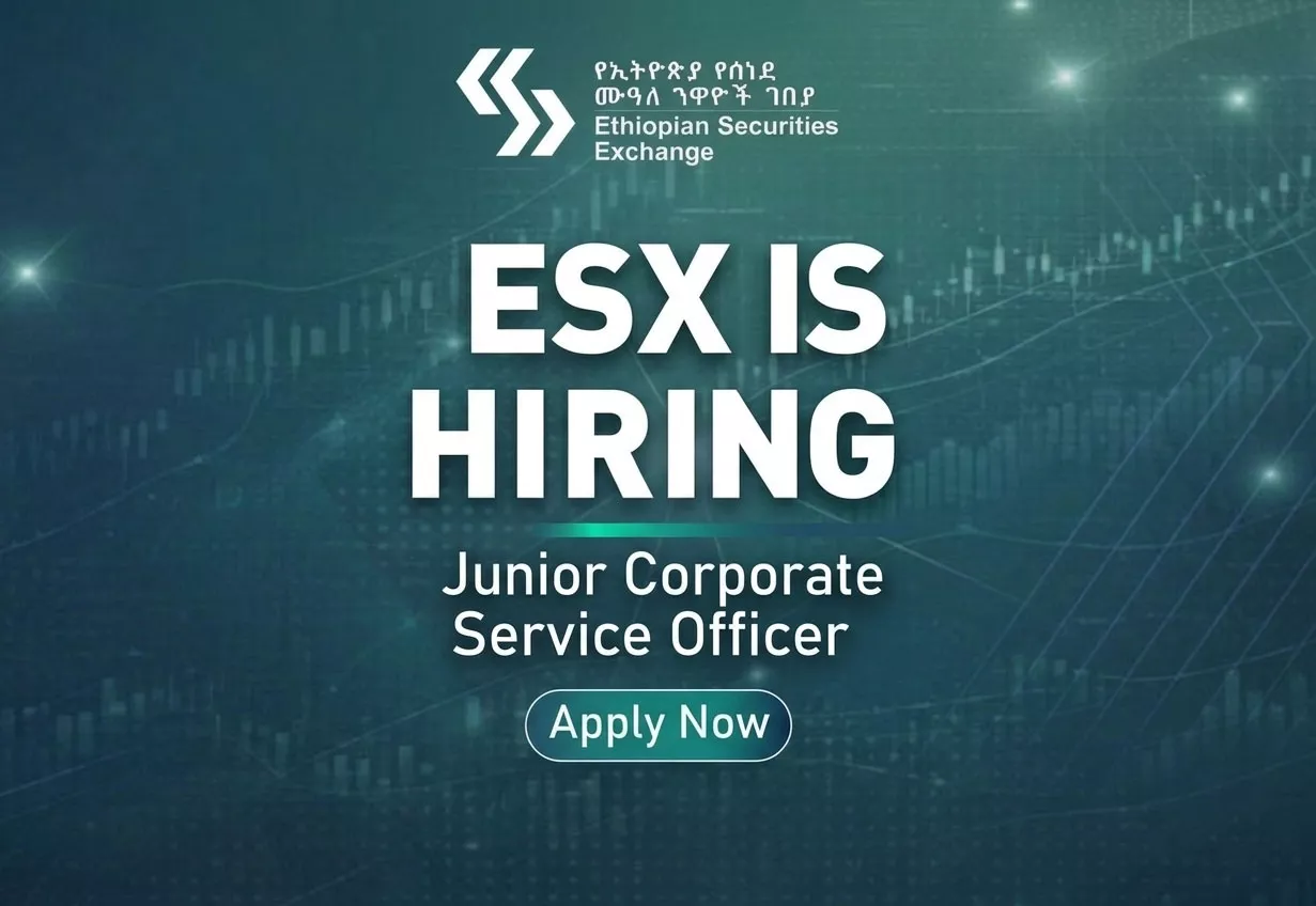Junior Corporate Service Officer Jobs in Ethiopia